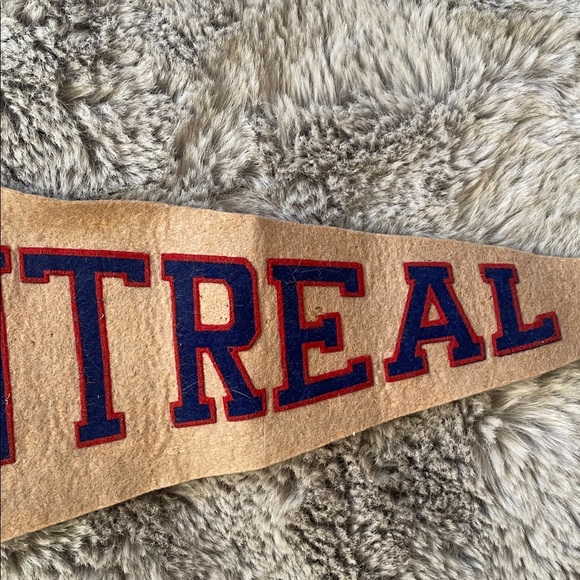 Vintage Montreal Pennant Convent of the Sacred Heart Red Blue Accents - Picture 4 of 7